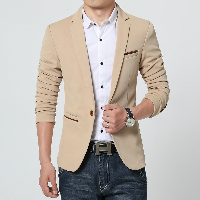 Cotton Mens Casual Blazer - Product image